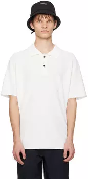 Поло Off-White Les Classiques 'Le polo maille' JACQUEMUS