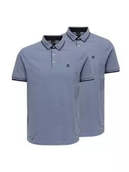 Поло ONLY & SONS Poloshirt Onsefletcher, цвет Flint stone
