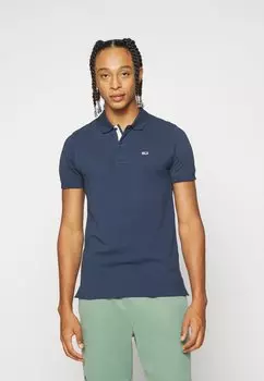Поло ORIGINAL FINE SLIM FIT Tommy Jeans, черный ирис