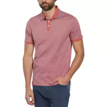 Поло Original Penguin Ao Jacquard Tipping, красный