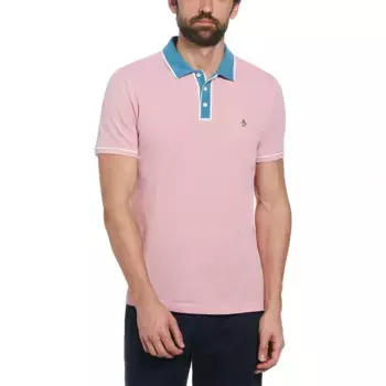 Поло Original Penguin Birdseye Pique Coolmax Earl, розовый
