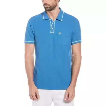Поло Original Penguin Earl Org Pique Sticker Pete, синий