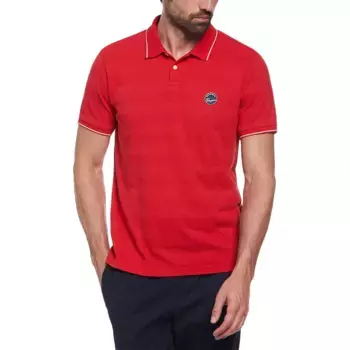 Поло Original Penguin Honeycomb Ao Jacquard, красный