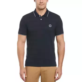 Поло Original Penguin Honeycomb Ao Jacquard, синий