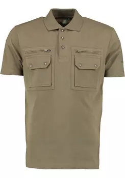 Поло OS Trachten Fuzao, цвет khaki/schlamm