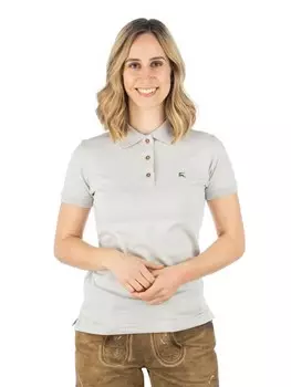 Поло OS-Trachten Laukas, цвет mittelgrau