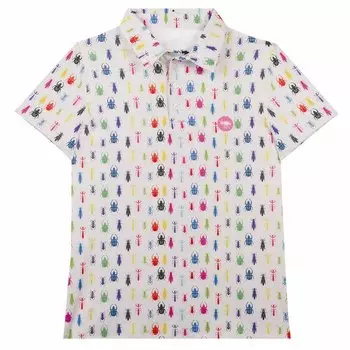 Поло Oxy Golf Insects White, разноцветный