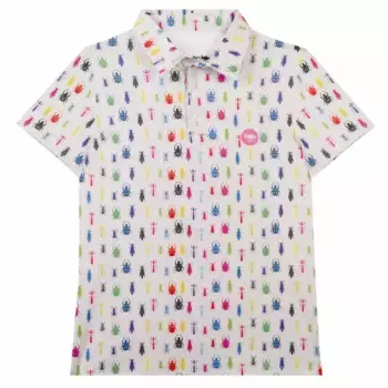Поло Oxy Golf Insects White, разноцветный
