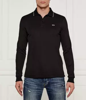 Поло Paul&Shark Slim Fit, черный