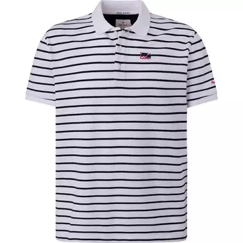 Поло Pepe Jeans Vidal Stripes, серый