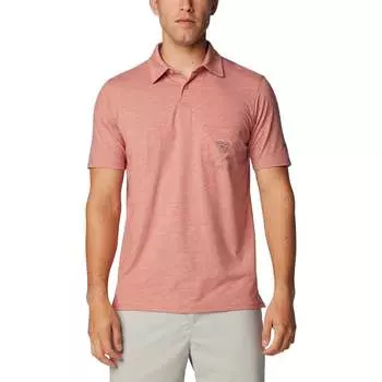Поло pfg uncharted Columbia, розовый