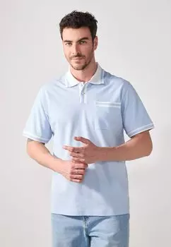 Поло Pier One, светло-голубой