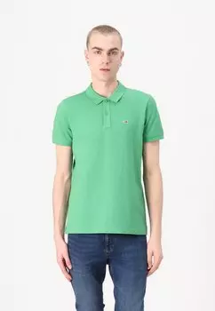 Поло PLACKET Tommy Jeans, зеленый
