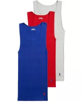 Поло Polo Ralph Lauren 3-Pack Classic Fit Tanks, разноцветный