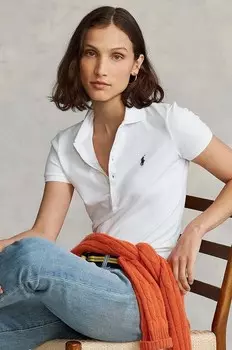 Поло Polo Ralph Lauren, белый