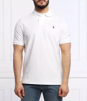 Поло POLO RALPH LAUREN classic fit, белый