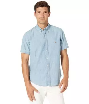 Поло Polo Ralph Lauren Classic Fit Chambray Shirt, цвет Light Indigo
