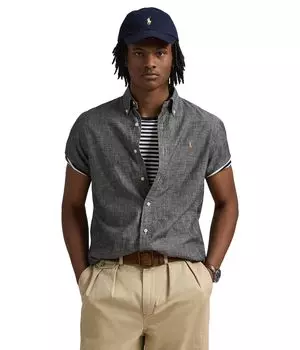 Поло Polo Ralph Lauren Classic Fit Chambray Shirt, цвет Light Grey