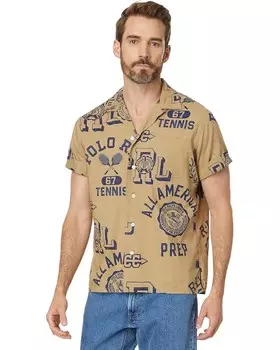 Поло Polo Ralph Lauren Classic Fit Cotton-Linen Camp Shirt, цвет Polo Athletics Toss