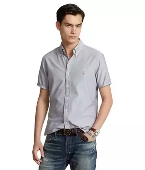 Поло Polo Ralph Lauren Classic Fit Cotton Oxford Shirt, цвет Slate