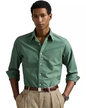 Поло Polo Ralph Lauren Classic Fit Garment-Dyed Oxford Shirt, цвет Fatigue
