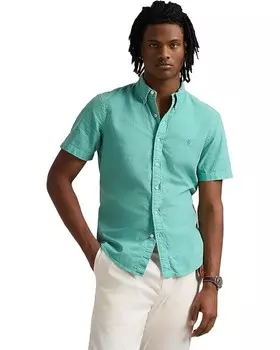 Поло Polo Ralph Lauren Classic Fit Garment-Dyed Oxford Shirt, цвет Deep Seafoam