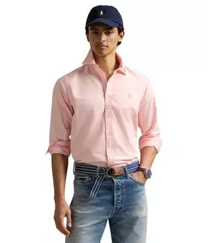 Поло Polo Ralph Lauren Classic Fit Garment-Dyed Oxford Shirt, цвет Rose