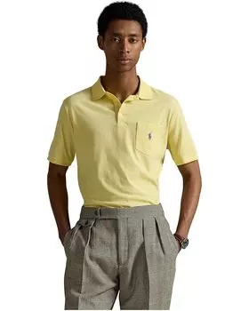 Поло Polo Ralph Lauren Classic Fit Jersey Pocket Polo Shirt, цвет Wicket Yellow