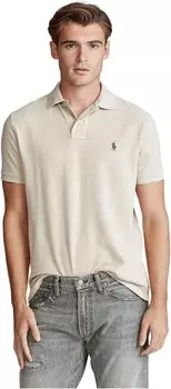 Поло Polo Ralph Lauren Classic Fit Mesh Polo Shirt, цвет Dune Tan