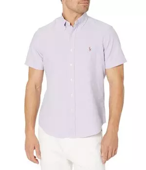 Поло Polo Ralph Lauren Classic Fit Oxford Shirt, фиолетовый