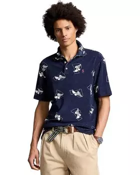 Поло Polo Ralph Lauren Classic Fit P-Wing Terry Polo Shirt, цвет Cruise Navy P-Wing Toss