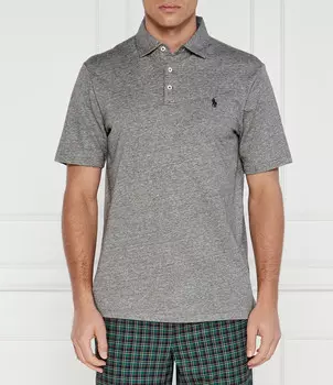 Поло POLO RALPH LAUREN Classic fit, серый