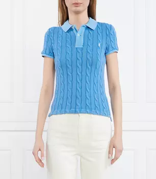 Поло POLO RALPH LAUREN classic fit, синий