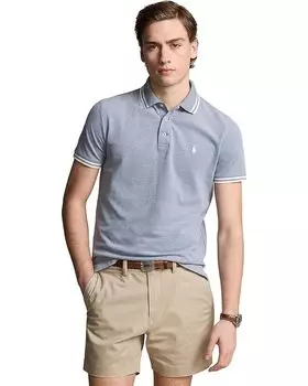 Поло Polo Ralph Lauren Classic Fit Stretch Mesh Polo Shirt, цвет Old Royal/White