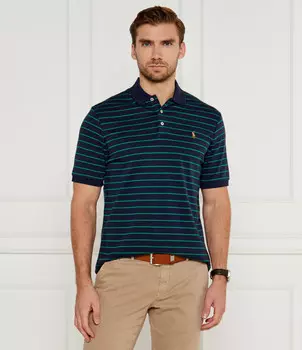 Поло POLO RALPH LAUREN Classic fit, темно-синий