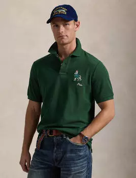 Поло POLO RALPH LAUREN Classic fit, зеленый