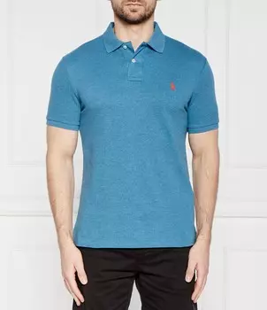 Поло POLO RALPH LAUREN Custom fit, синий
