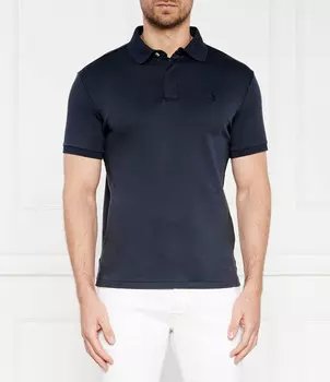 Поло POLO RALPH LAUREN Custom fit, темно-синий