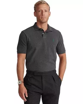Поло Polo Ralph Lauren Custom Slim Fit Mesh, цвет Barclay Heather