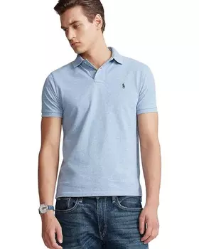 Поло Polo Ralph Lauren Custom Slim Fit Mesh, цвет Jamaica Heather