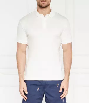 Поло POLO RALPH LAUREN Custom slim fit, белый