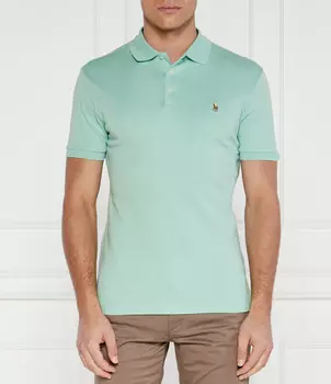 Поло POLO RALPH LAUREN Custom slim fit, фисташковый