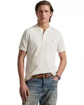 Поло Polo Ralph Lauren Featherweight Mesh Henley, цвет Pale Cream