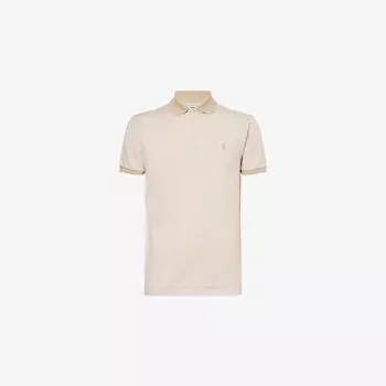 Поло Polo Ralph Lauren из хлопкового джерси приталенное, мультиколор