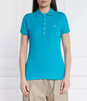 Поло POLO RALPH LAUREN julie slim fit, синий