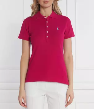 Поло POLO RALPH LAUREN JULIE Slim Fit, фуксия