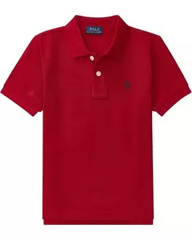 Поло Polo Ralph Lauren Kids Cotton Mesh Polo Shirt, цвет New Red 1