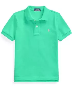Поло Polo Ralph Lauren Kids Cotton Mesh Polo Shirt, цвет Sunset Green