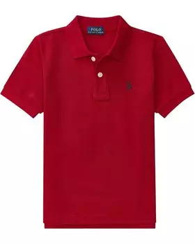 Поло Polo Ralph Lauren Kids Cotton Mesh Polo Shirt, цвет New Red 1