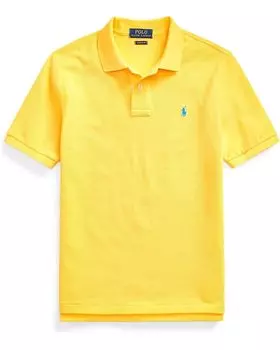 Поло Polo Ralph Lauren Kids Cotton Mesh Polo Shirt, цвет Yellowfin